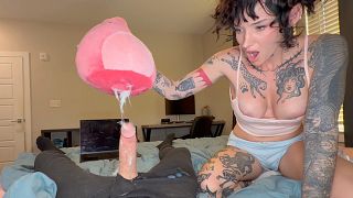 Spying Step Bro Stuffs Step Sis’s Stuffy